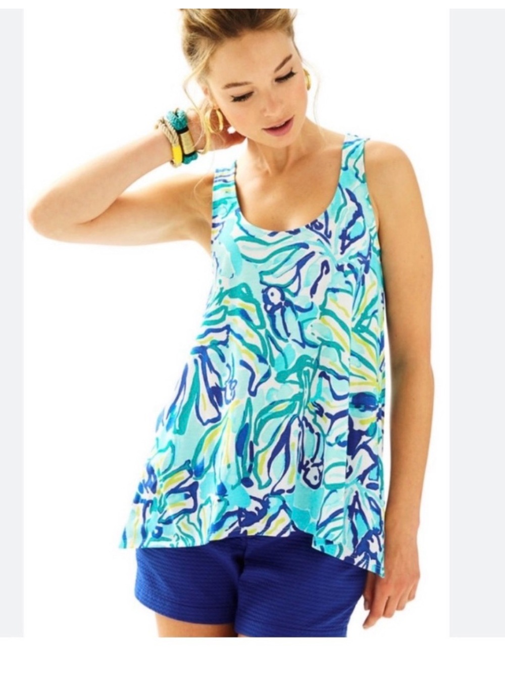 Lilly Pulitzer Monterey tank cotton small